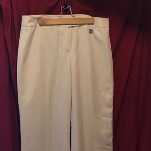 Wide Cuffed, Ivory Pants